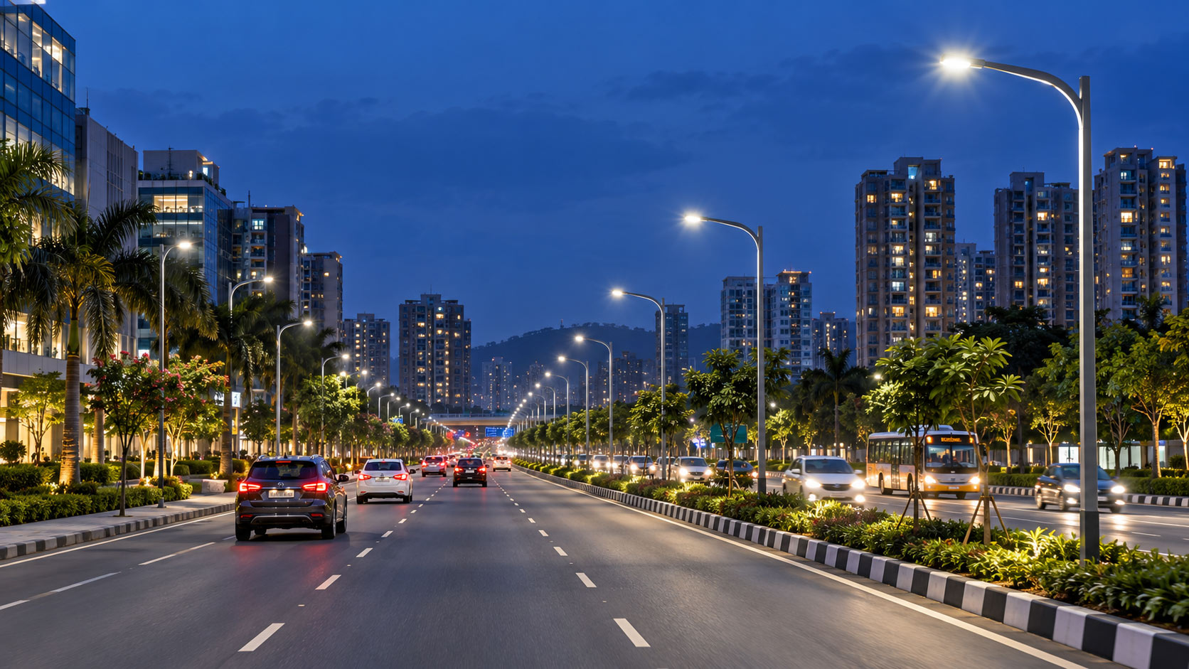 Smart lighting deployed across municipal urban infrastructure